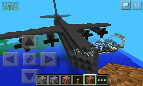 airplane of mine block craft