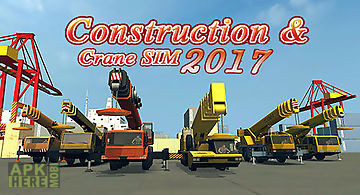 Construction and crane simulator..