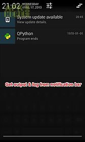 qpython player - python for android