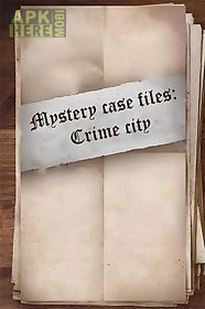 mystery case files: crime city