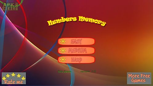 numbers memory