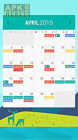 calendar widget: month