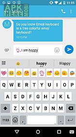 flat white emoji keyboard skin