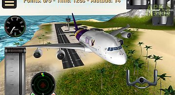 Flight simulator: fly plane 3d
