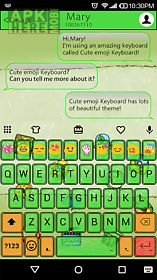 doodle style emoji keyboard