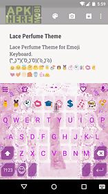 lace perfume emoji keyboard