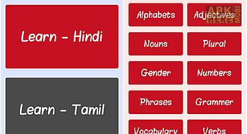 Learn hindi - tamil
