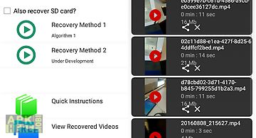 Video recovery beta