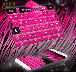 zebra pink keyboard