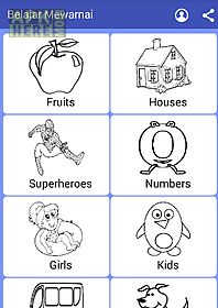learning coloring game for kid