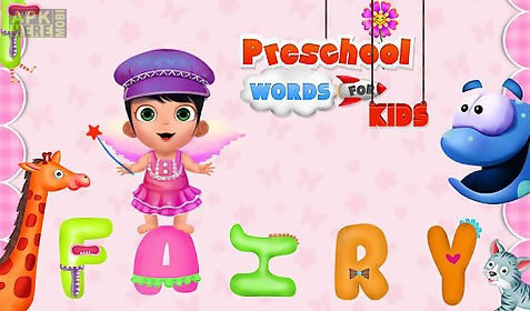 preschool words for kids