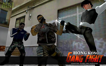 hong kong gang fight