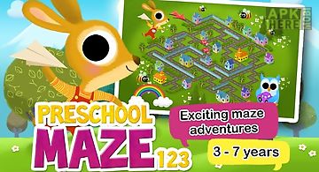 Preschool maze for kids free