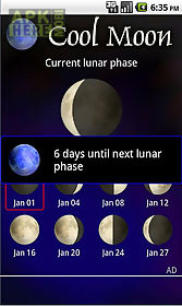 cool moon - lunar calendar