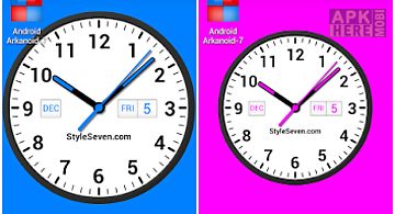 Analog clock widget plus-7