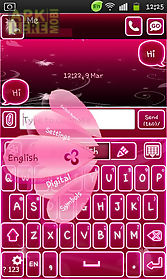 go keyboard fairy pink