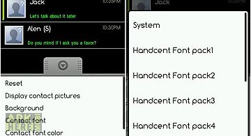 Handcent font pack1
