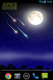 meteor shower live wallpaer