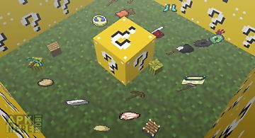 New lucky block mod for mcpe