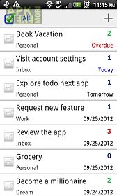 todo next task list and to do list