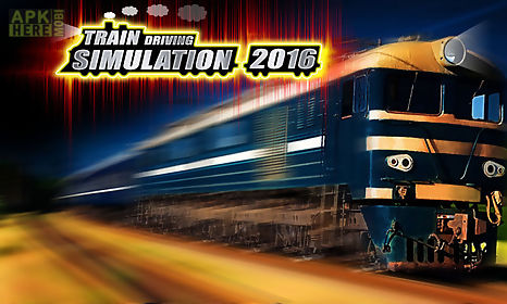 train driving simulator 2016