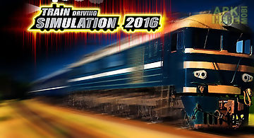 Train driving simulator 2016