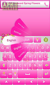go keyboard spring flowers