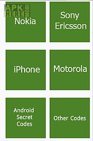 mobile phone codes