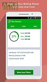 ram booster - cache cleaner