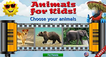 Animals for kids - flashcards