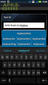 icecream sandwich-ics keyboard