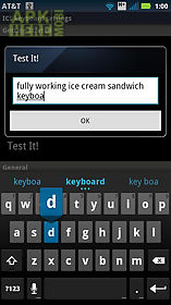 icecream sandwich-ics keyboard