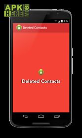 deleted contacts