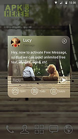 (free) go sms pro teddy theme