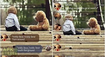 (free) go sms pro teddy theme