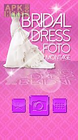 bridal dress photo montage