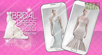 Bridal dress photo montage