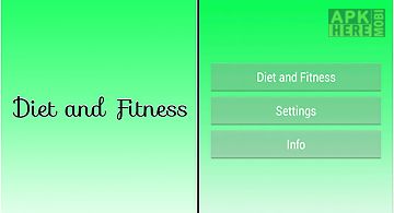 Diet and_fitness