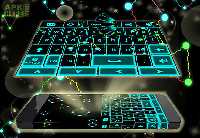 neon lightning keyboard