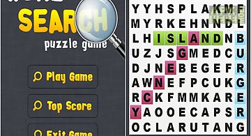 Word search puzzle game