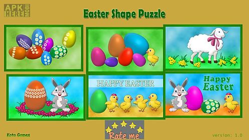 easter shape puzzle