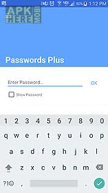 passwords plus password mgr