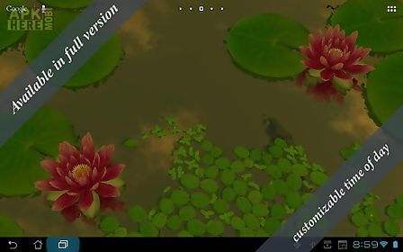 3d lotus  free live wallpaper
