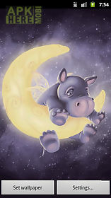 sleepy hippo  fr live wallpaper