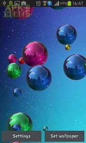 space bubbles live wallpaper
