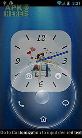 anytouch clock free theme
