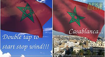 3d morocco flag  Live Wallpaper