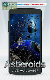 asteroids  live wallpaper