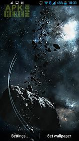 asteroids  live wallpaper