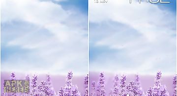 Purple lavender Live Wallpaper